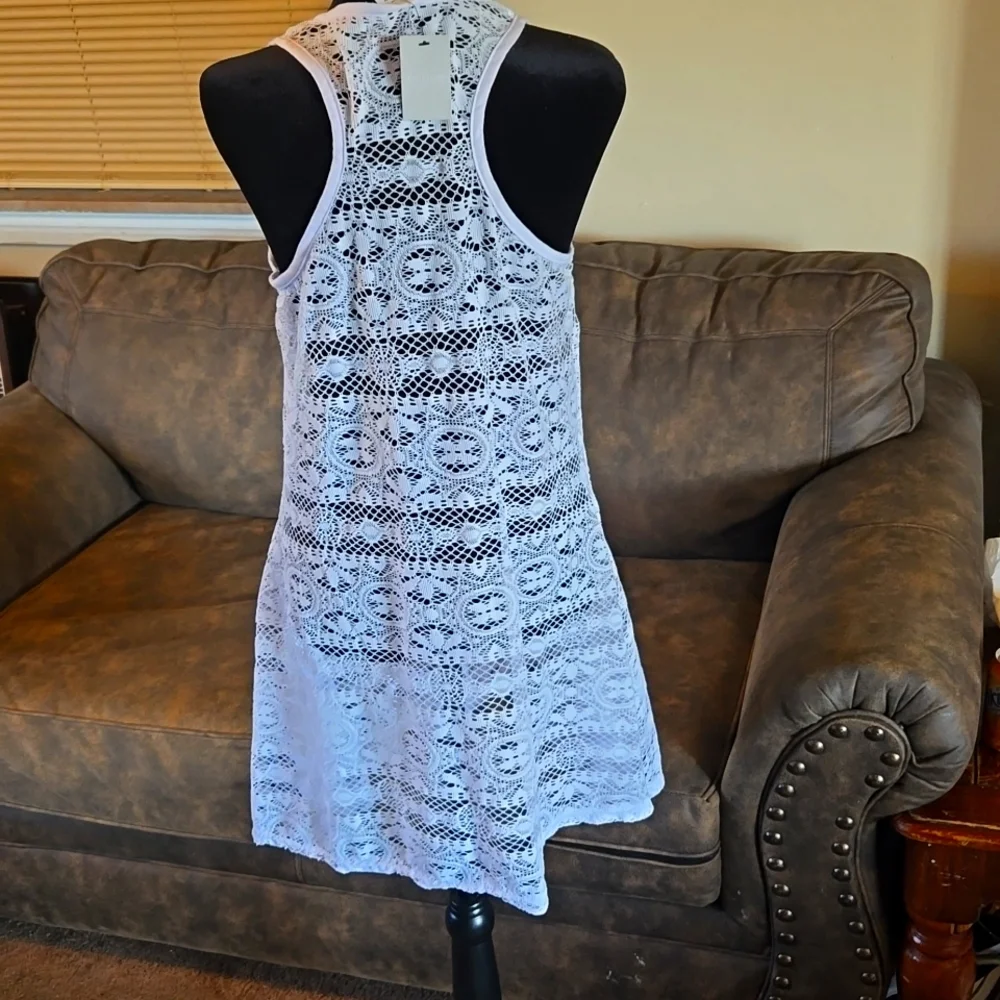 West Loop White Bathing Suit CoverUp - Picture 5 of 8
